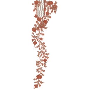 Unique Neck Embroidery NED4955-24