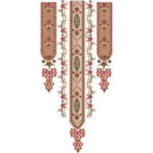 Unique Neck Embroidery NED4985-24
