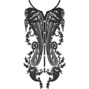 Beautiful Neck Embroidery NED5005-24