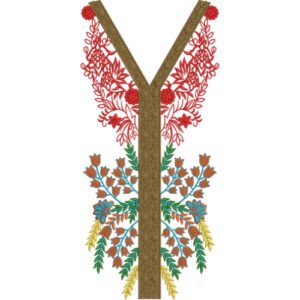 Unique Neck Embroidery NED5006-24