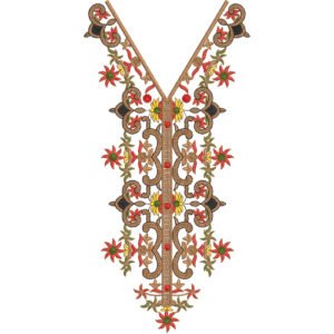 Beautiful Neck Embroidery NED5014-24