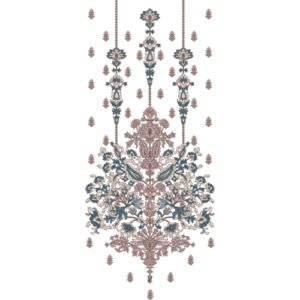 Flower Neck Embroidery NED5026-24