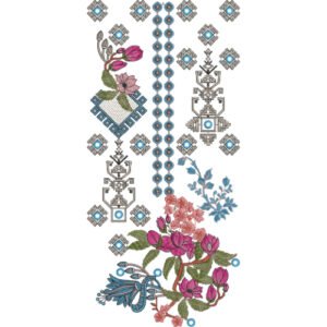Neck Embroidery Design NED5040-24