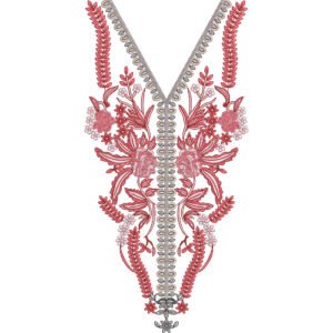 Unique Neck Embroidery NED5051-24