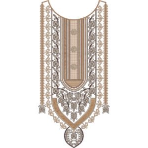 Unique Neck Embroidery NED5066-24