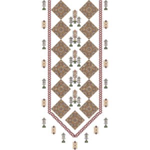 Neck Embroidery Design NED5073-24