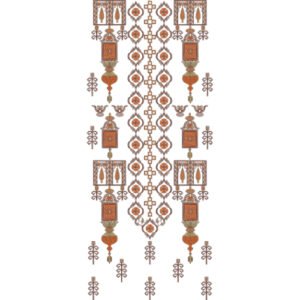 Unique Neck Embroidery NED5075-24