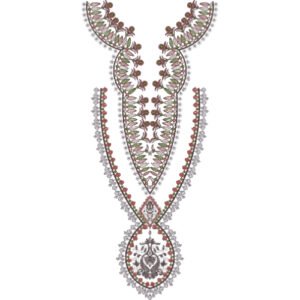 Beautiful Neck Embroidery NED5083-24