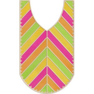 Flower Neck Embroidery NED6007-24