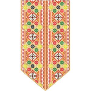 Unique Neck Embroidery NED6014-24