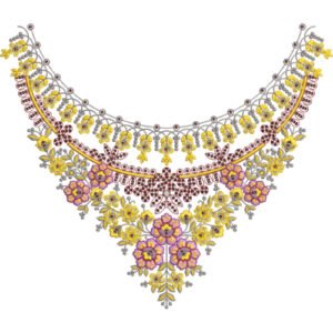 Neck Embroidery Design NED6021-24