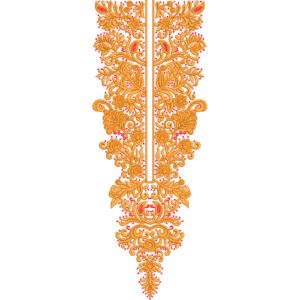 Beautiful Neck Embroidery NED6031-24