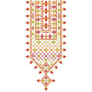 Embroidery Neck Design NED6037-24