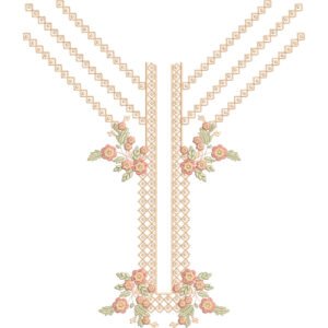 Embroidery Neck Design NED6046-24