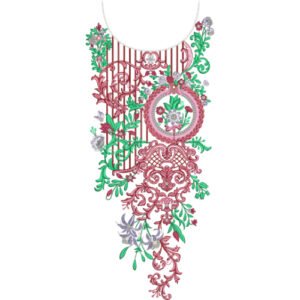 Embroidery Neck Design NED6054-24