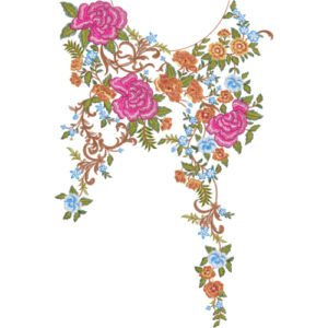 Neck Design Embroidery NED6055-24