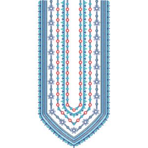 Neck Embroidery Pattren NED6062-24