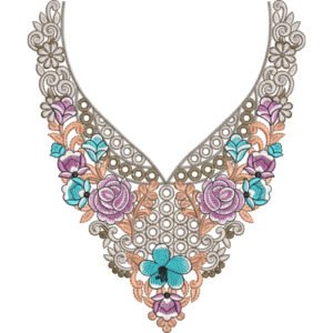 Embroidery Neck Design NED6063-24