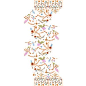 Dupatta Floral Scarf Design DSED204-25