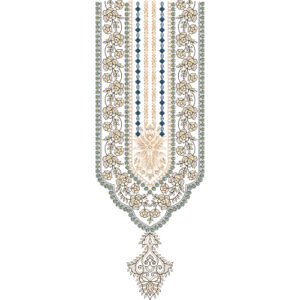 Embroidery Neck Design NED6077-25