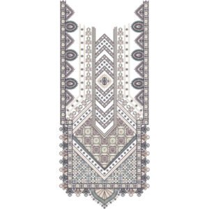 Unique Neck Embroidery NED6081-25