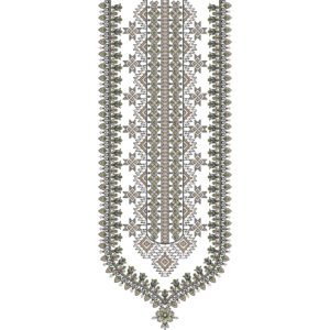 Embroidery Neck Design NED6086-25