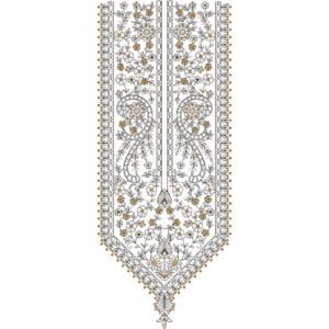 Neck Flower Design NED6091-25