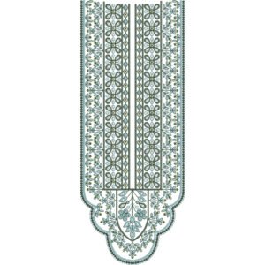 Flower Neck Embroidery NED6092-25