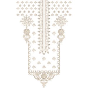 Neck Embroidery Pattren NED6103-25