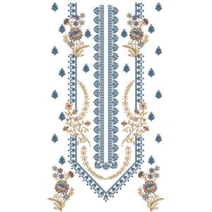 Embroidery Neck Design NED6107-25