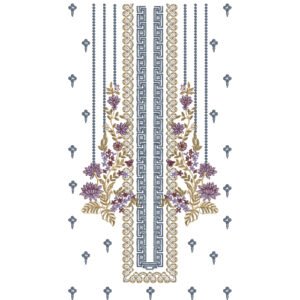 Neck Embroidery Design NED6109-25