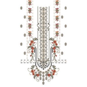 Unique Neck Embroidery NED6111-25