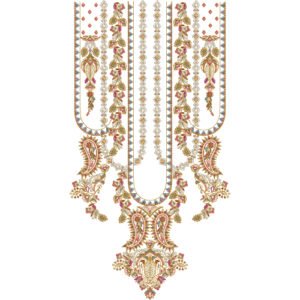 Neck Design Embroidery NED6117-25