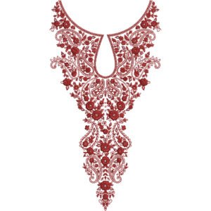 Neck Embroidery Design NED6127-25
