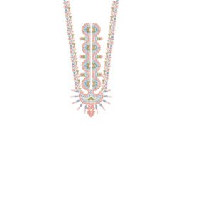 Beautiful Neck Embroidery NED6128-25