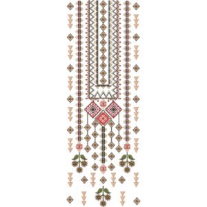 Neck Embroidery Pattren NED6133-25