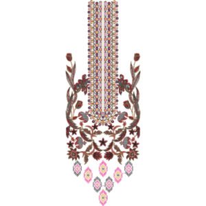 Neck Design Embroidery NED6135-25