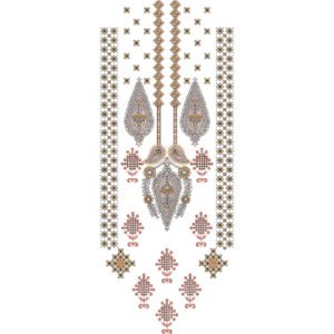Unique Neck Embroidery NED6138-25