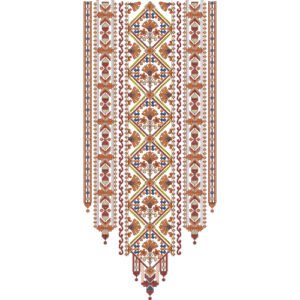 Flower Neck Embroidery NED6157-25