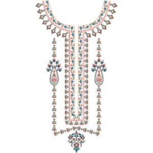 Unique Neck Embroidery NED6164-25