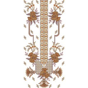 Flower Neck Embroidery NED6175-25