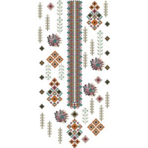 Neck Embroidery Pattren NED6177-25