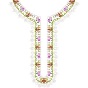 Beautiful Neck Embroidery NED6181-25