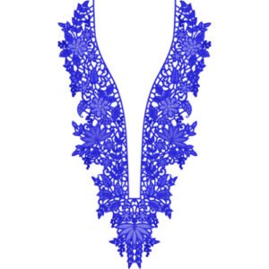 Flower Neck Embroidery NED6193-25
