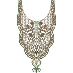 Beautiful Neck Embroidery NED6198-25