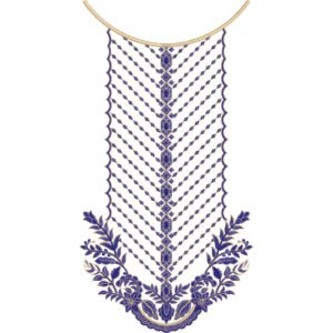 Unique Neck Embroidery NED6199-25