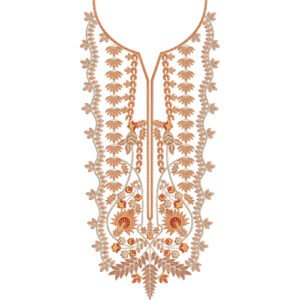Flower Neck Embroidery NED6201-25