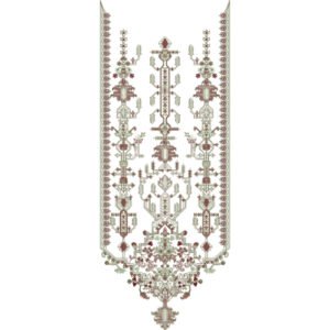 Beautiful Neck Embroidery NED6215-25