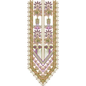 Unique Neck Embroidery NED6216-25