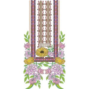 Beautiful Neck Embroidery NED6228-25